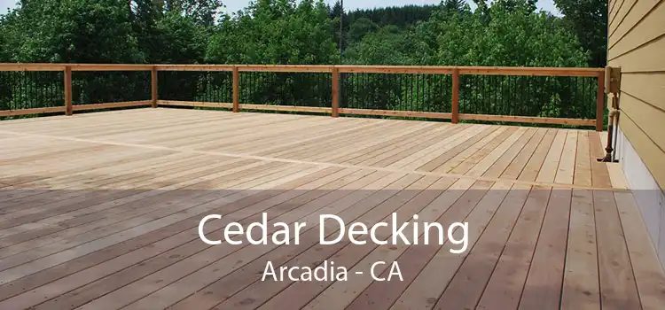 Cedar Decking Arcadia - CA