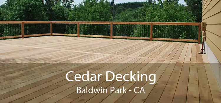 Cedar Decking Baldwin Park - CA