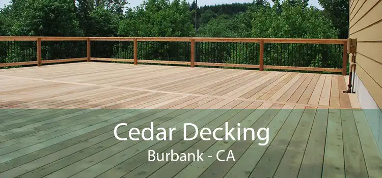 Cedar Decking Burbank - CA