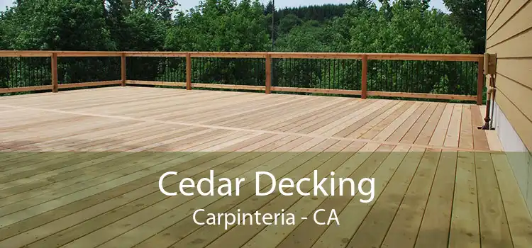 Cedar Decking Carpinteria - CA