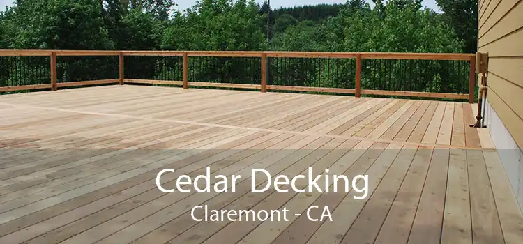 Cedar Decking Claremont - CA
