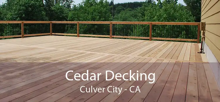 Cedar Decking Culver City - CA