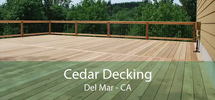 Cedar Decking Del Mar - CA