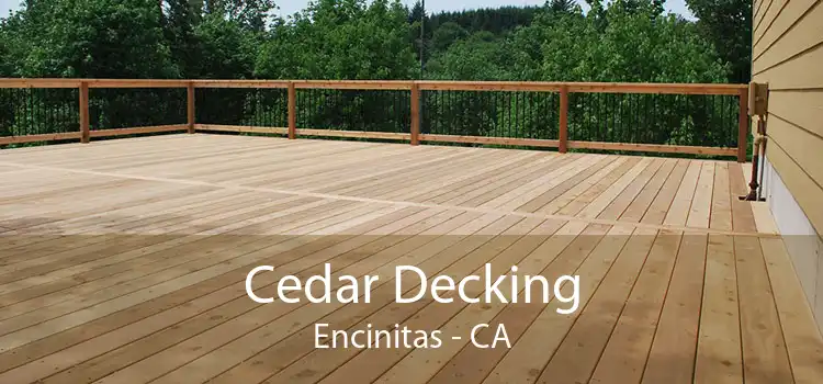 Cedar Decking Encinitas - CA
