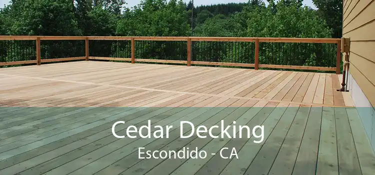 Cedar Decking Escondido - CA