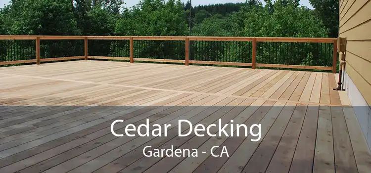 Cedar Decking Gardena - CA