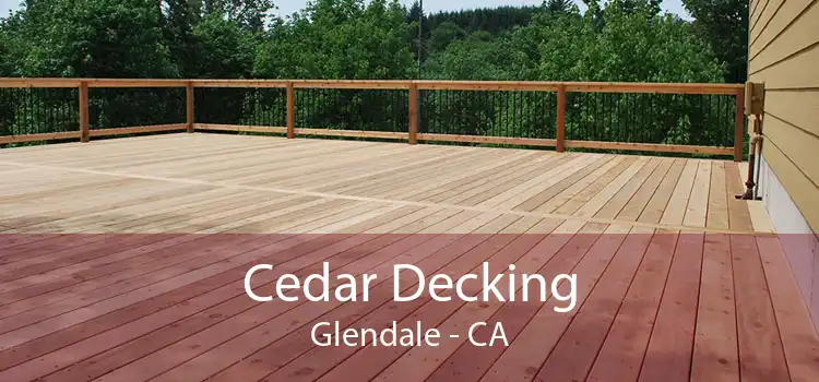 Cedar Decking Glendale - CA