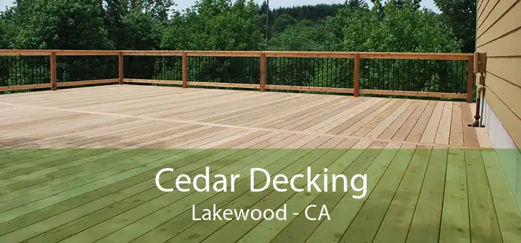 Cedar Decking Lakewood - CA