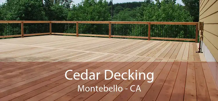 Cedar Decking Montebello - CA