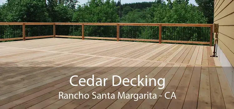 Cedar Decking Rancho Santa Margarita - CA