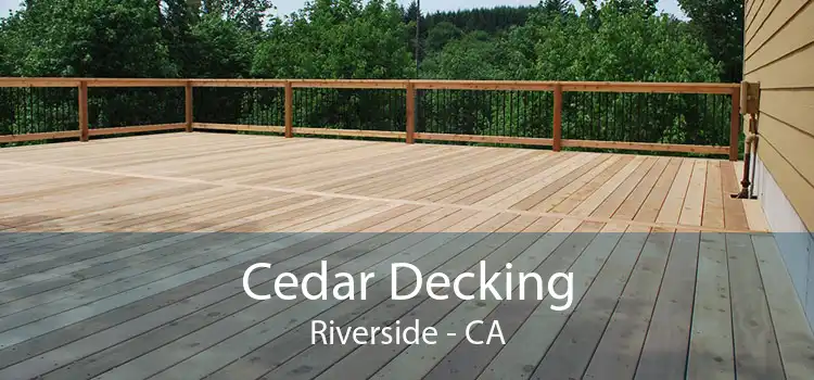 Cedar Decking Riverside - CA