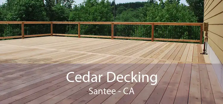 Cedar Decking Santee - CA