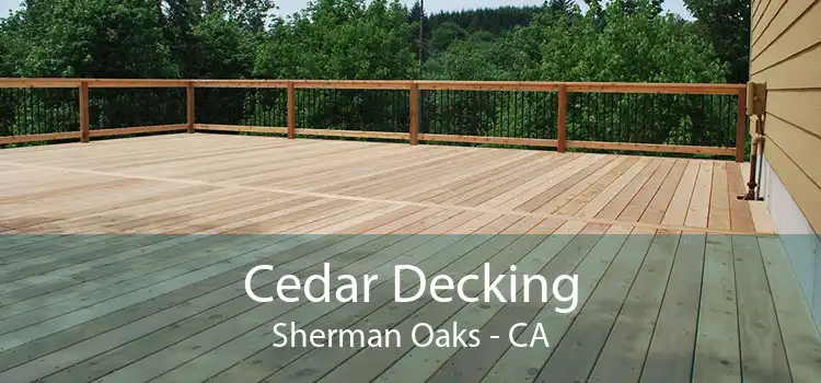 Cedar Decking Sherman Oaks - CA