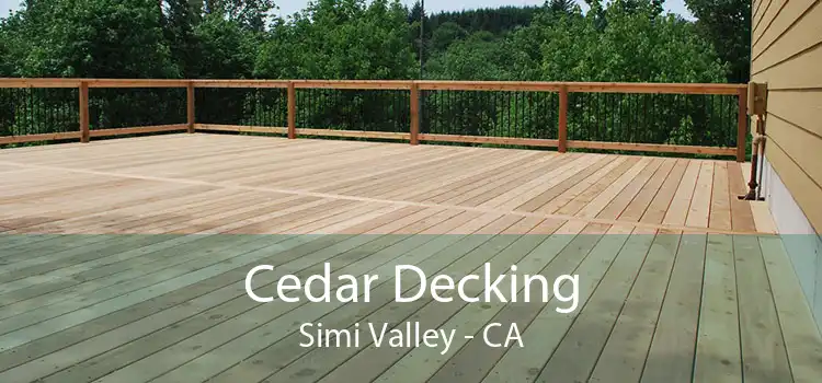 Cedar Decking Simi Valley - CA