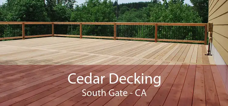 Cedar Decking South Gate - CA