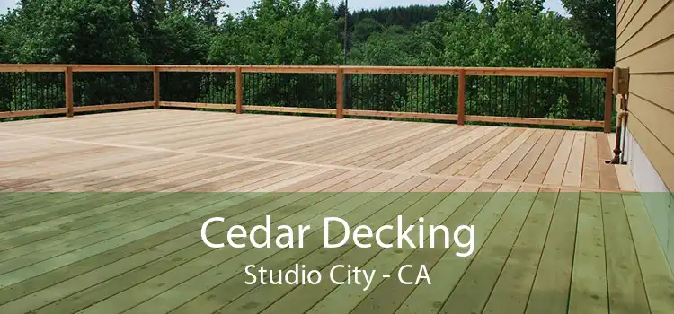 Cedar Decking Studio City - CA