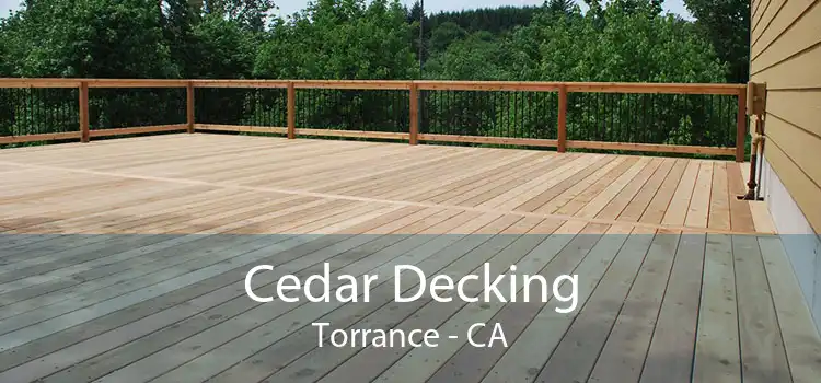 Cedar Decking Torrance - CA