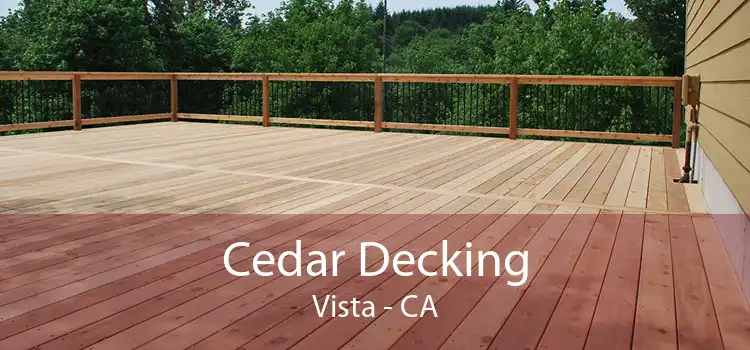 Cedar Decking Vista - CA