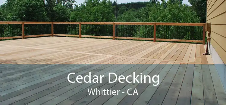 Cedar Decking Whittier - CA