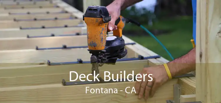 Deck Builders Fontana - CA