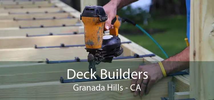 Deck Builders Granada Hills - CA