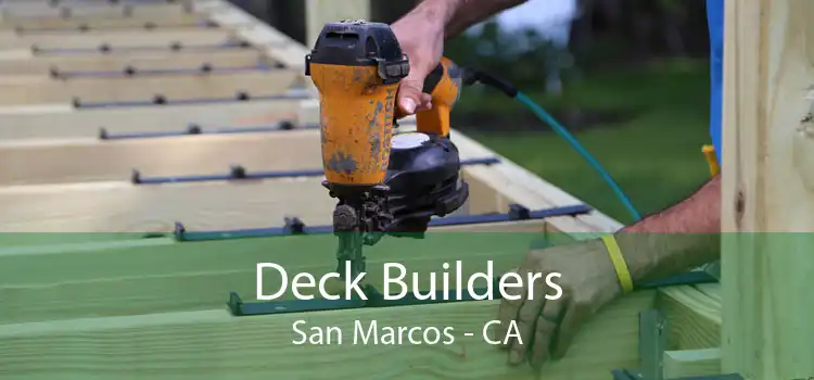 Deck Builders San Marcos - CA