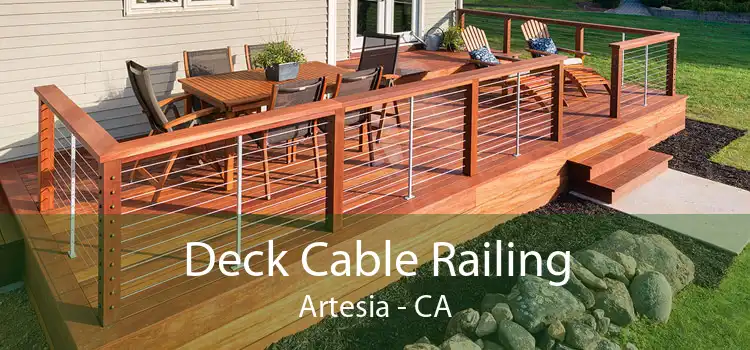 Deck Cable Railing Artesia - CA