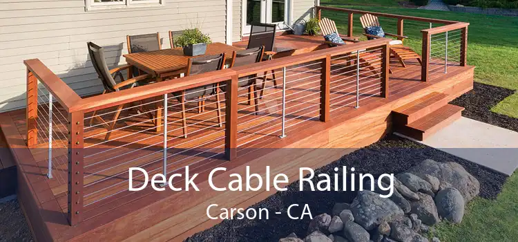 Deck Cable Railing Carson - CA