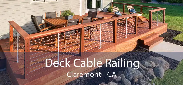 Deck Cable Railing Claremont - CA