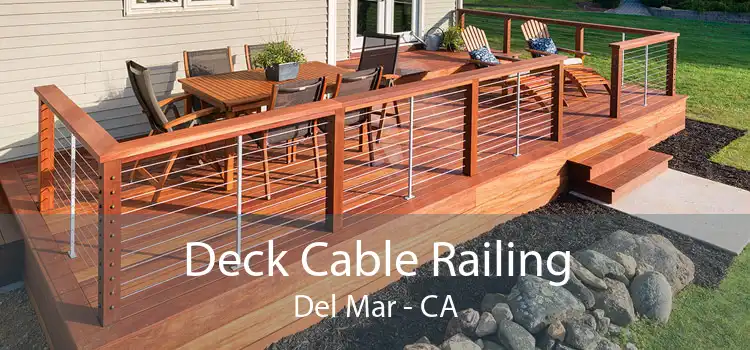 Deck Cable Railing Del Mar - CA