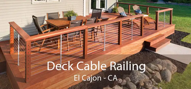 Deck Cable Railing El Cajon - CA