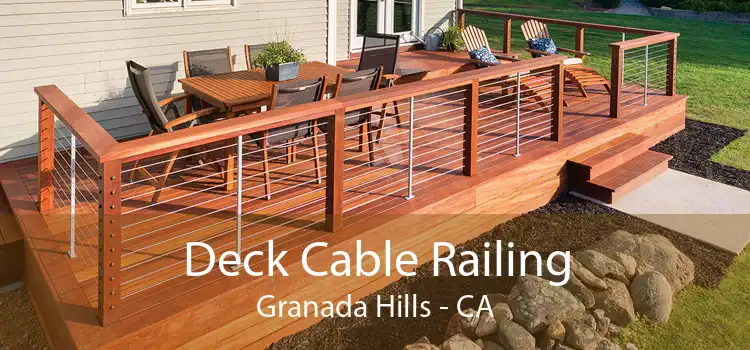 Deck Cable Railing Granada Hills - CA