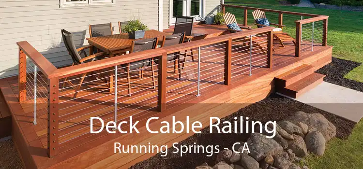 Deck Cable Railing Running Springs - CA