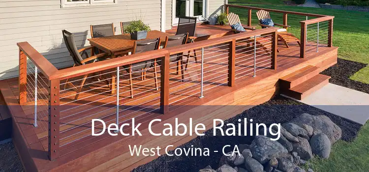 Deck Cable Railing West Covina - CA