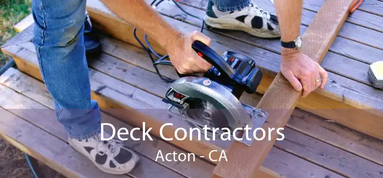 Deck Contractors Acton - CA