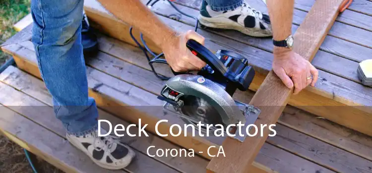 Deck Contractors Corona - CA