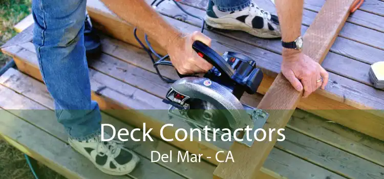 Deck Contractors Del Mar - CA