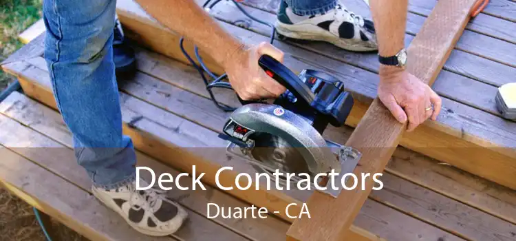 Deck Contractors Duarte - CA