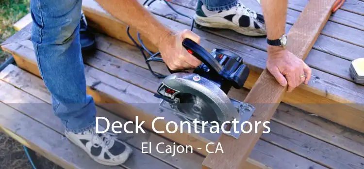 Deck Contractors El Cajon - CA