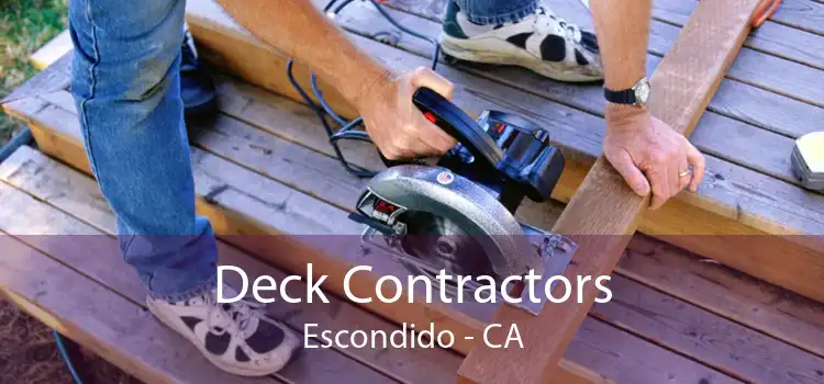 Deck Contractors Escondido - CA