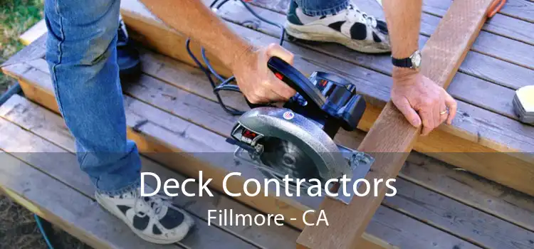 Deck Contractors Fillmore - CA