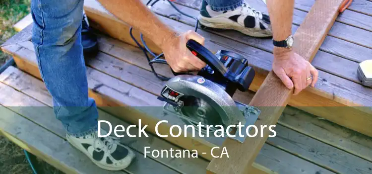Deck Contractors Fontana - CA