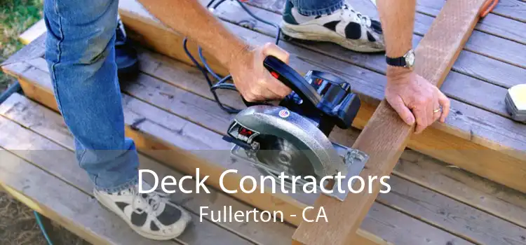Deck Contractors Fullerton - CA