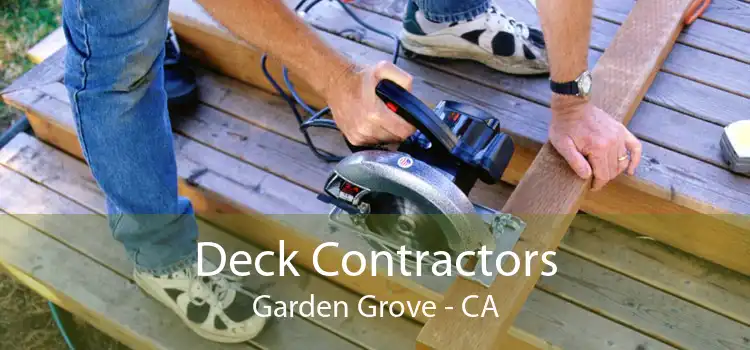 Deck Contractors Garden Grove - CA