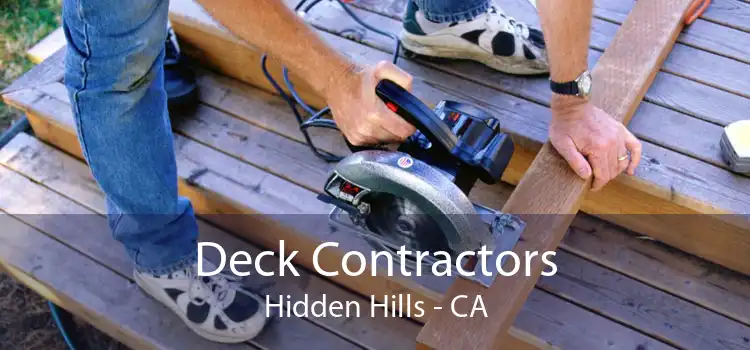 Deck Contractors Hidden Hills - CA