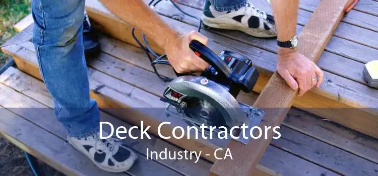 Deck Contractors Industry - CA