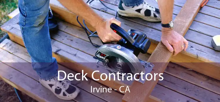 Deck Contractors Irvine - CA