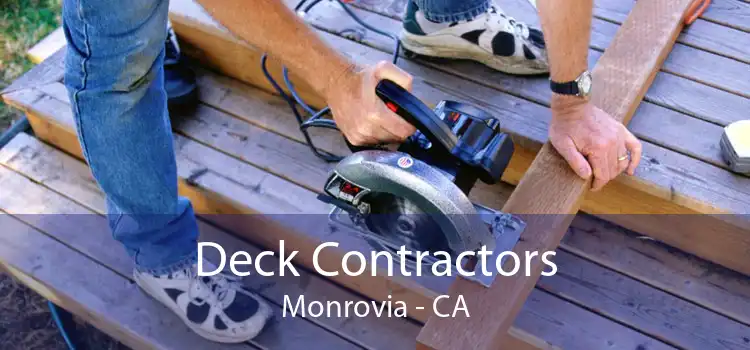 Deck Contractors Monrovia - CA