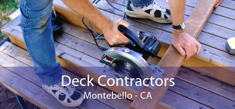 Deck Contractors Montebello - CA