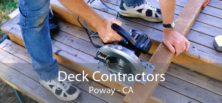 Deck Contractors Poway - CA